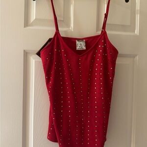 Red Embezzled Women's Top from Boot Barn